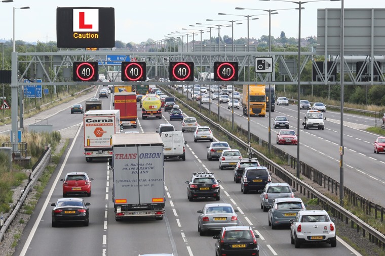 Learners on motorway
